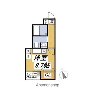 フォンターナ羽沢【1階】の間取り