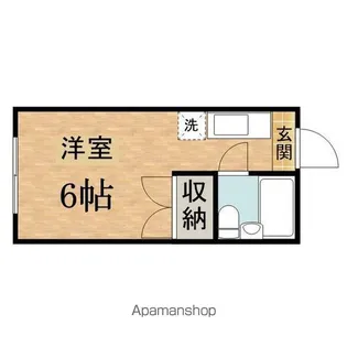 第2ヒカリハイツ【102号室】の間取り