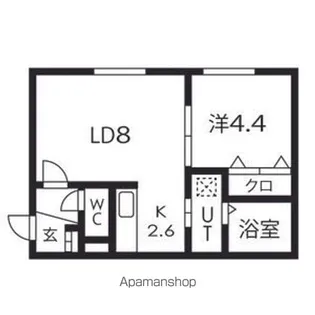 サイト琴似【2階】の間取り