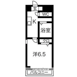 フォルトゥーナ荒畑【6階】の間取り