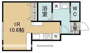 シャルム泉中央【1階】の間取り