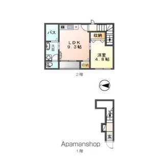 ROSA【2階】の間取り