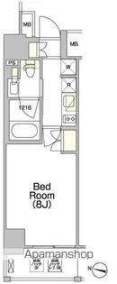 ジオエント赤羽【7階】の間取り