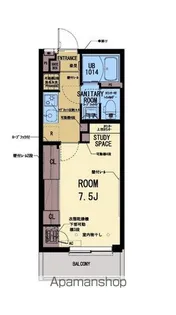 長町シックス【305号室】の間取り