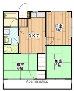 エルミタージュII【2階】の間取り