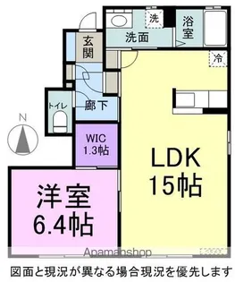 ブランシェ藤森【C101号室】の間取り