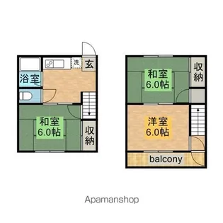 パレス28BC【B3号室】の間取り