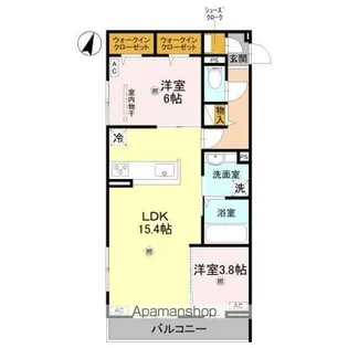グランヴェールⅦ【2階】の間取り