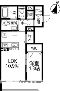 ARIETTA御経塚(アリエッタ御経塚)【101号室】の間取り