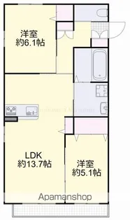 プランドールⅡ【2階】の間取り