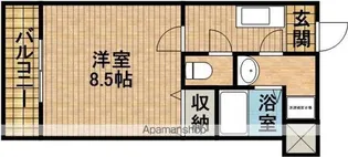 エルーセラ【1階】の間取り