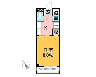 プルミエールメゾン【2F号室】の間取り