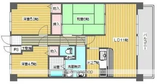 メゾン無憂館【8階】の間取り