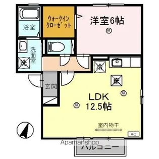 ラポール A【1階】の間取り