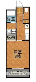 あいらんど中平野【107号室】の間取り