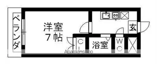 リバーコートセト【2階】の間取り