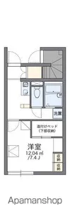 レオパレスグランロシェ【1階】の間取り