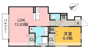 スバルホーム【1階】の間取り