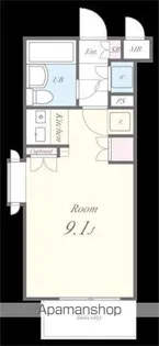 リラッサ柴又【4階】の間取り