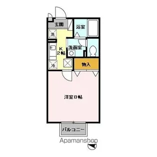 セジュールベリー【1階】の間取り