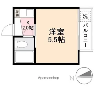 近江ハイツ【3階】の間取り