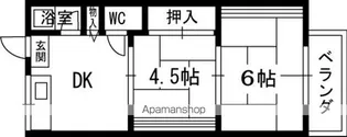 コーポ藤【103号室】の間取り