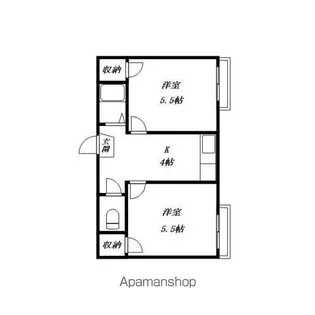 コーポ愛荘【105号室】の間取り