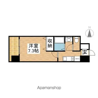 アレーズカシェート【6階】の間取り