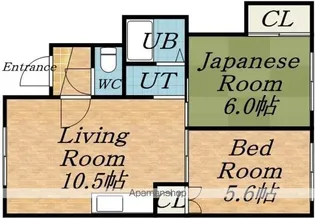 多摩ハイツ【1階】の間取り