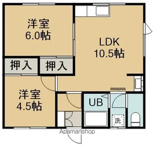 マイハイツ【1階】の間取り