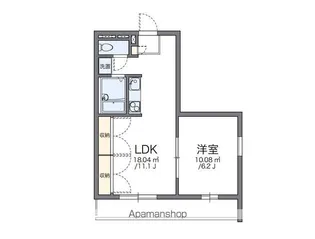 レオパレス【2階】の間取り