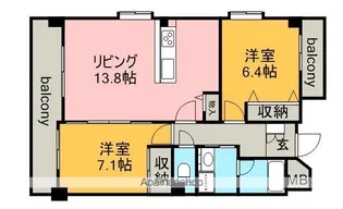 アルバ神領【2階】の間取り