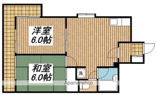 シャトレー昭島【2階】の間取り