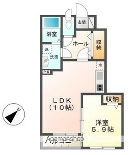 パサニアテラス【2階】の間取り