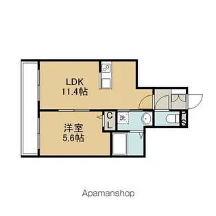 グランメゾン朝日町【5階】の間取り