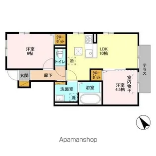 MAHALO【1階】の間取り
