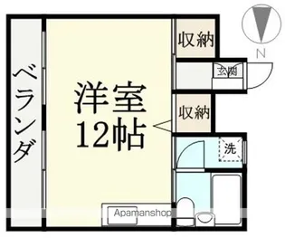 学勝マンション【105号室】の間取り
