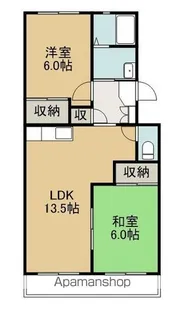 メゾンルネピア【106号室】の間取り