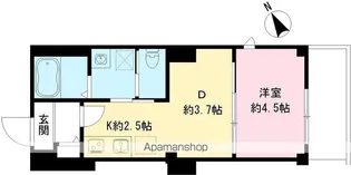 つむぎの杜 西荻みなみ【210号室号室】の間取り