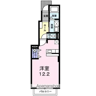 ジェントリーハート【1階】の間取り