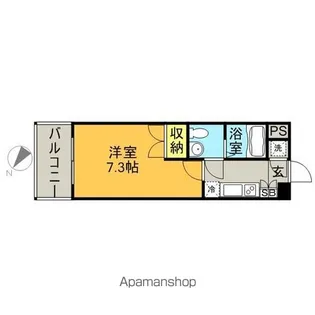福岡県福岡市南区塩原2丁目【マンション】の間取り