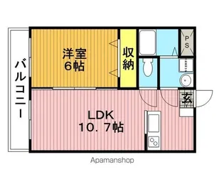 メゾンドサンティエ【3階】の間取り
