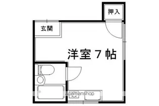 伊勢川ハイツ【203号室】の間取り
