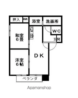きむらハウスB【2階】の間取り
