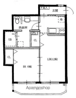 クローネ【202号室】の間取り