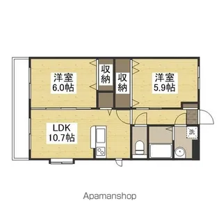 ファミーユSWⅡ【3階】の間取り