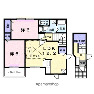 スフィア【2階】の間取り