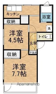 大手ただち屋ビル【2階】の間取り