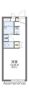 1Kの間取り画像