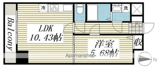 モアナレジデンス【7階】の間取り
